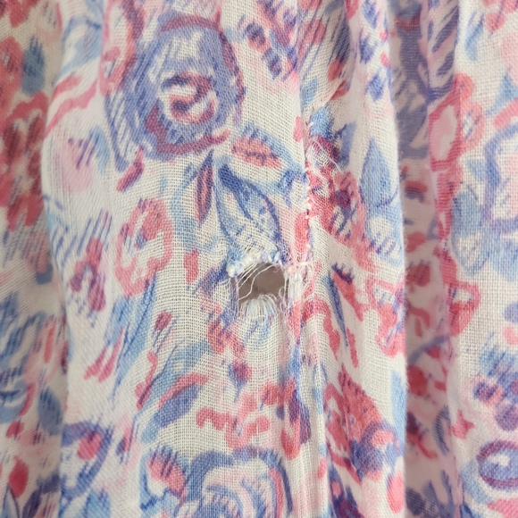 PHOOL Gauze Cotton Floral Maxi Dress - Picture 10 of 14